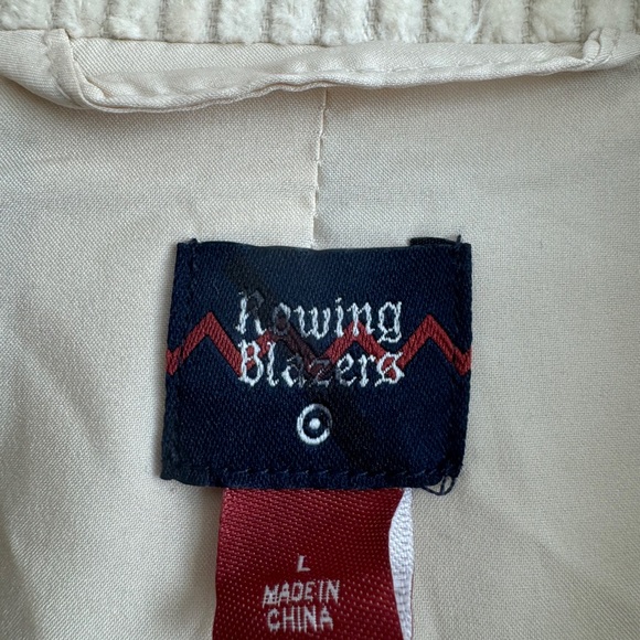 Rowing Blazers Women's Button Up Double Breasted Corduroy Jacket Blazer - Picture 10 of 11